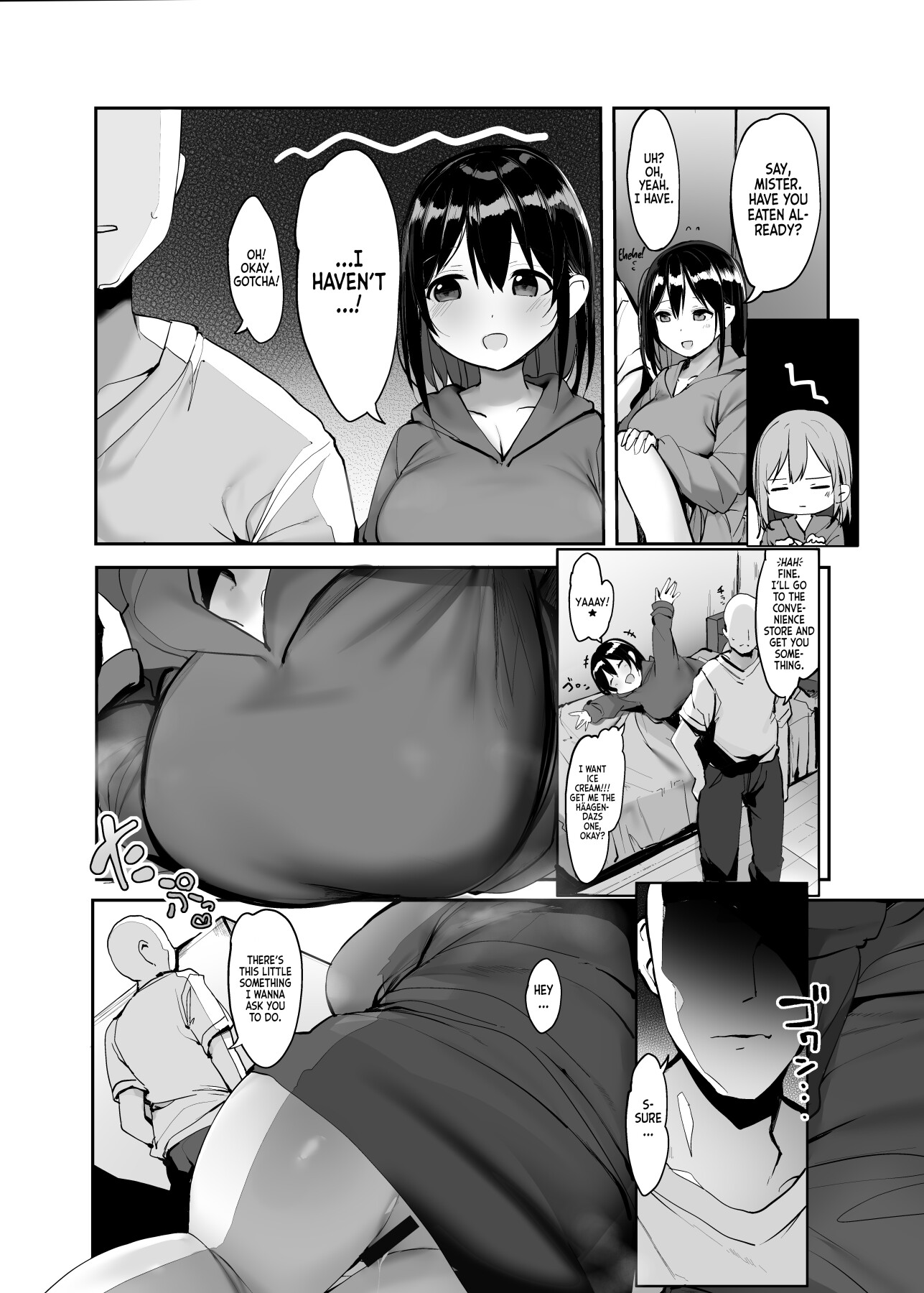 Hentai Manga Comic-Can I Stay Over, Mister?-Read-22